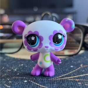 purple and white panda lps